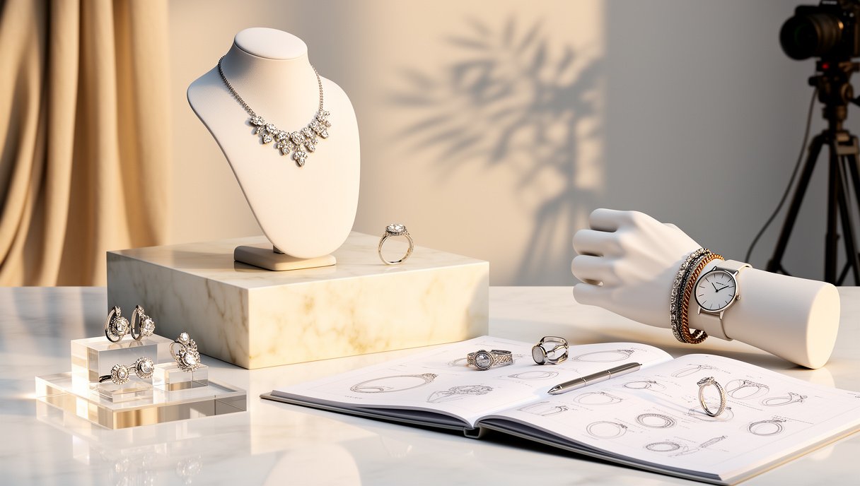 AI jewellery product photography